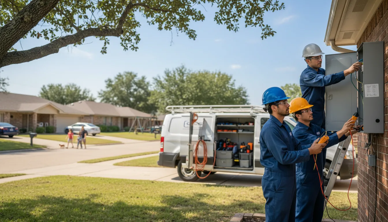 Certified electrician providing emergency electrical services in Canton, IL
